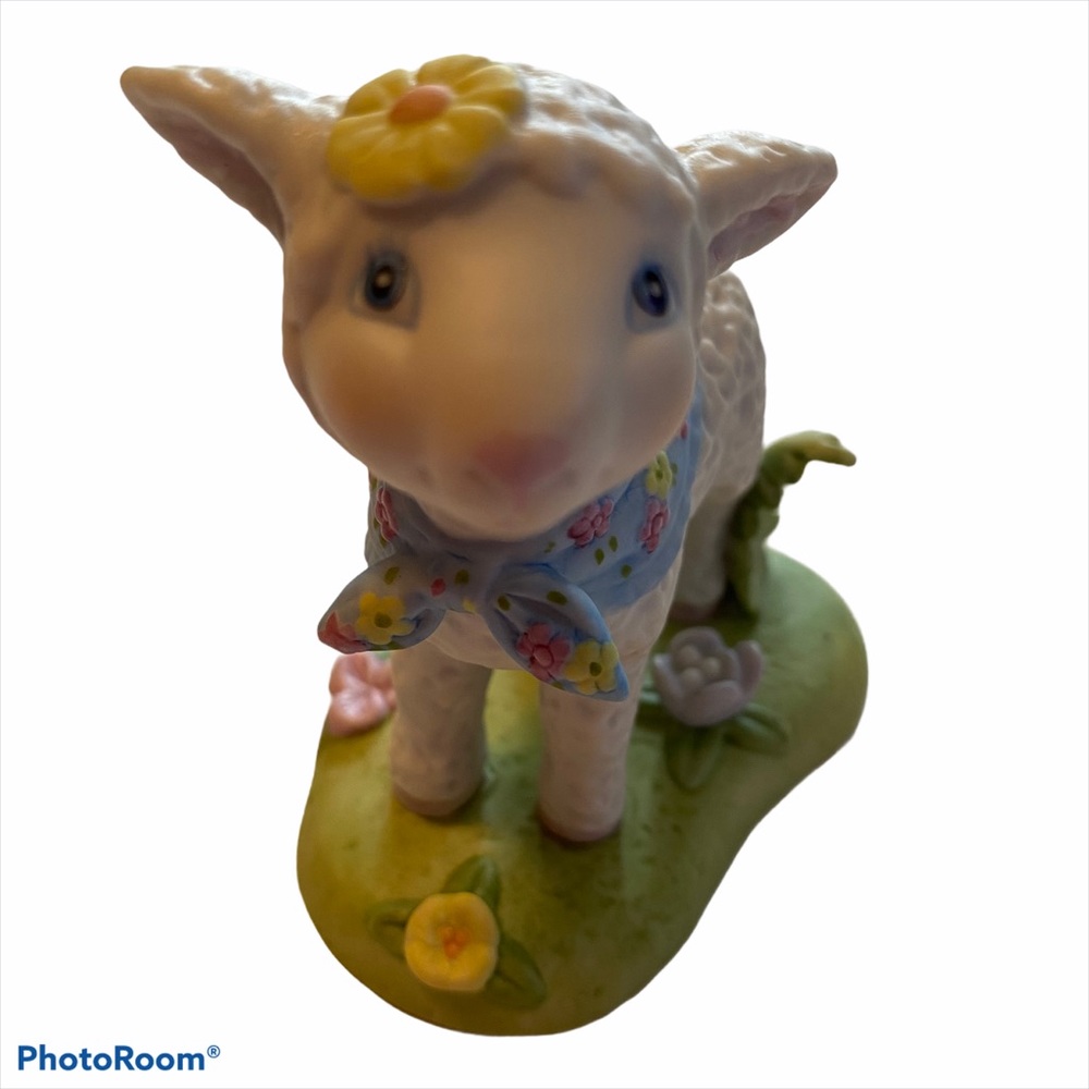 Hallmark Lamb Sheep Ceramic Baby Easter 1998